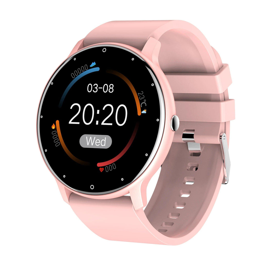 SmartWatch Multifunções Sport - Lançamento 2022 SmartWatch Multifunções Sport - Acessórios 024 elefanteonline.com.br Rosa 