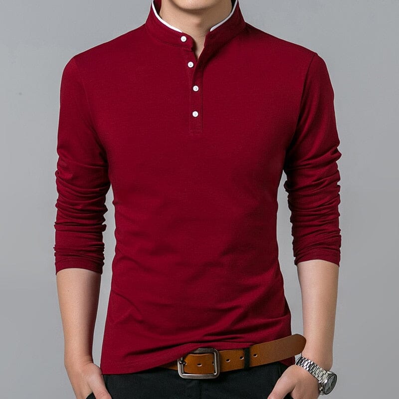 Camisa Masculina Manga Longa Blouse Camisa Masculina Manga Longa Blouse elefanteonline.com.br Vermelho PP 