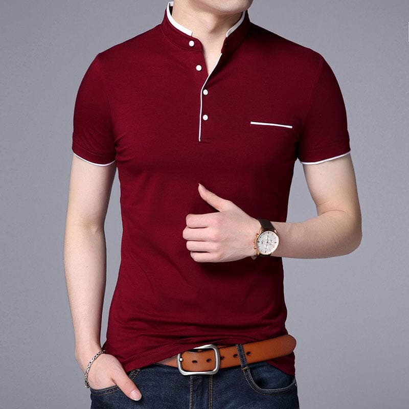 Camisa Masculina Polo Galant Camisa Masculina Polo Galant elefanteonline.com.br Vermelho PP 