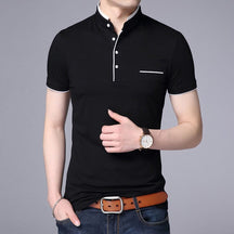 Camisa Masculina Polo Galant Camisa Masculina Polo Galant elefanteonline.com.br Preto PP 