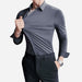 Camisa Social Elástica Anti Amassado Camisa Social Elástica - Fitness elefanteonline.com.br Cinza 1 