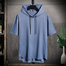 Camisa Clean Style com capuz Camisa Clean Style - Vestuário elefanteonline.com.br Azul PP 