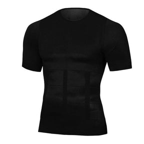 Camiseta De Compressão e Postura - Body Shaper Camisa Body Shaper - Fitness e Moda 028 elefanteonline.com.br Preto P 