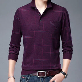 Camisa Masculina Polo Manga Longa Trendy Camisa Masculina Polo Manga Longa Trendy elefanteonline.com.br 