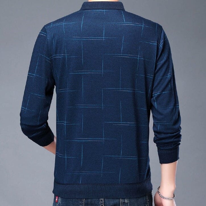 Camisa Masculina Polo Manga Longa Trendy Camisa Masculina Polo Manga Longa Trendy elefanteonline.com.br 