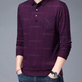 Camisa Masculina Polo Manga Longa Trendy Camisa Masculina Polo Manga Longa Trendy elefanteonline.com.br 