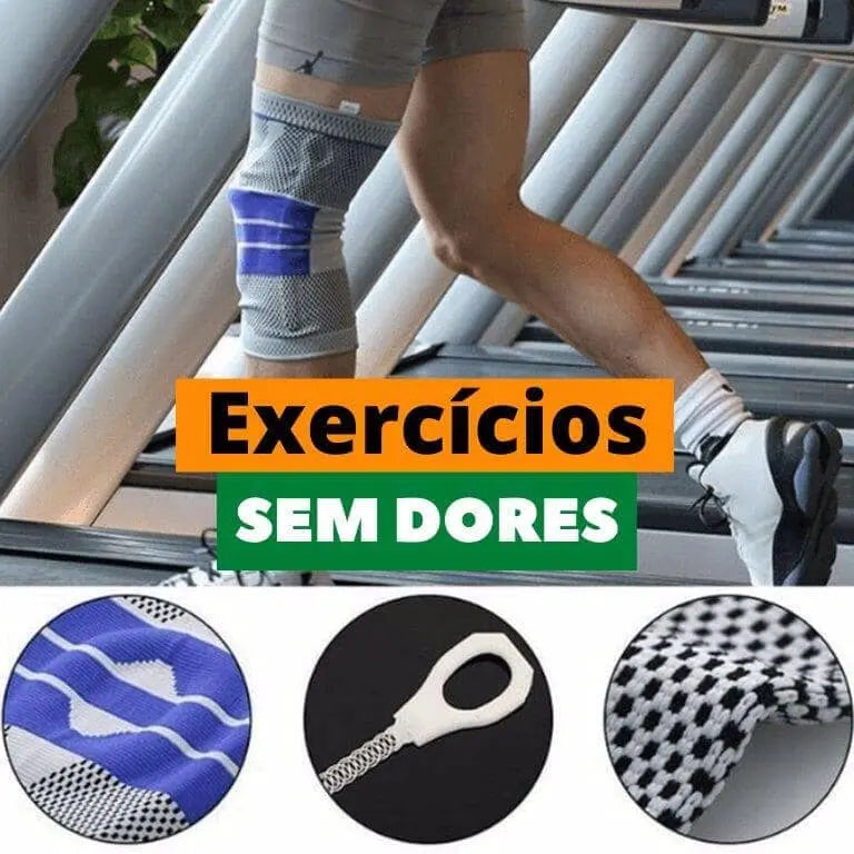 Joelheira de Compressão Ortopédica ALYVIO PRO Gel Profissional Joelheira Pro Gel - Saúde e Beleza 026 elefanteonline.com.br 