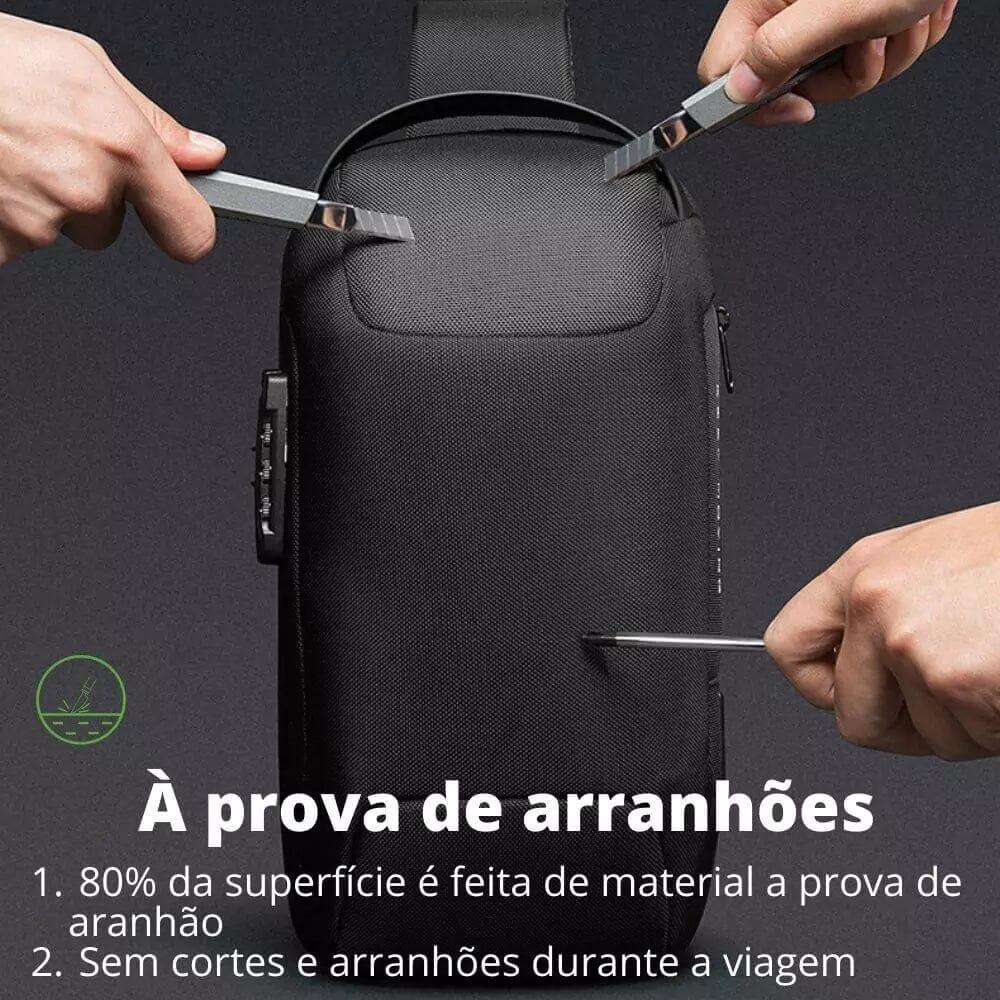 Mochila Multifuncional, Impermeável e Antifurto Com Cadeado - Safe Bag Mochila Safe Bag - Acessórios 035 elefanteonline.com.br 