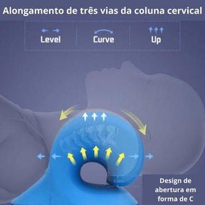 Dispositivo De Tração Cervical - NECK CLOUD Neck Cloud - Saúde e Beleza 042 elefanteonline.com.br 