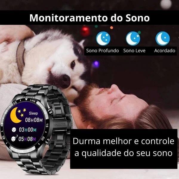 Relógio Inteligente Luxo - Lige Lux Relógio Inteligente Luxo - Acessórios elefanteonline.com.br 