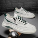 Tênis de Couro Masculino Luxuoso - Exclusive Fashion™ Tênis Exclusive Fashion™ - Calçados elefanteonline.com.br Branco e Verde 39 